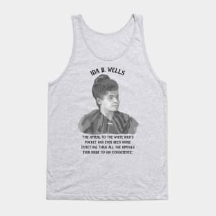 Ida B. Wells Portrait and Quote Tank Top